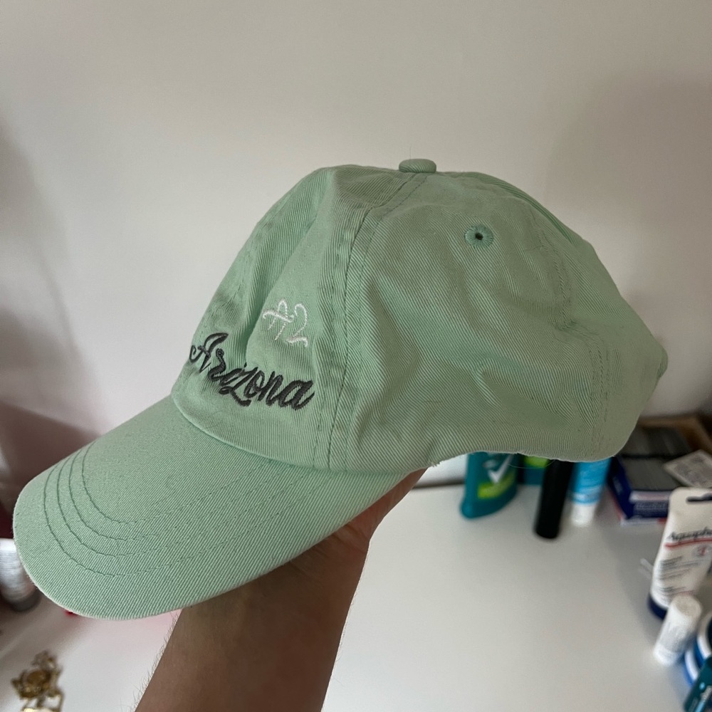 Mint green Arizona baseball cap